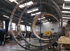 Human Hamsterwheel WIP, Fabrication, Cape Town