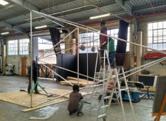 Light structure WIP, Fabrication, Cape Town
