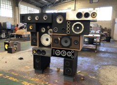 Speaker Stack, Fabrication, Cape Town