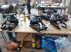 VFX Tracking Helmets WIP, Fabrication, Cape Town