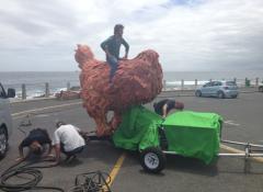 Headless chicken, pneumatic rig, SFX Cape Town