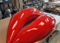 Lips WIP, Fabrication, Cape Town