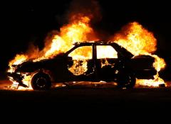 Burning car, Fire effects, SFX Cape Town