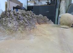Model landscape for Eis commercial. Special Effects Model making Cape Town