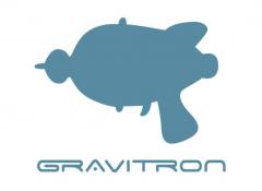 Gravitron logo, designed by Luan