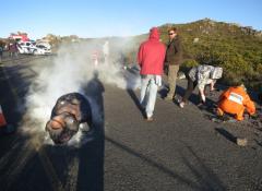 Smoking meteorite, Smoke effects, SFX Cape Town