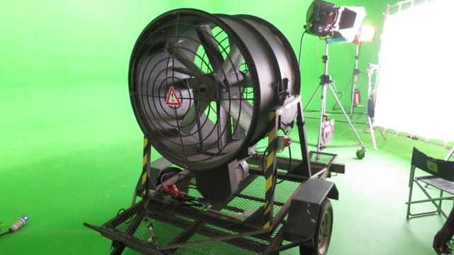 Indoor electrical wind machine