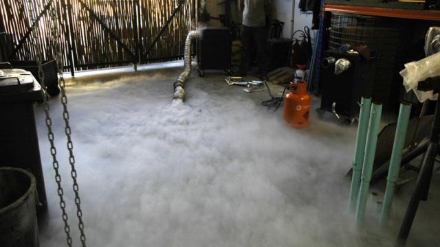 Layflat Smoke machine